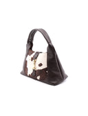 Borsa animalier in vera pelle da donna