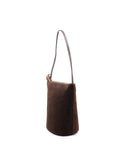 bucket bag in vera pelle da donna