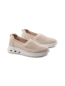 Sneaker slip-on con glitter da donna