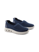 Sneaker slip-on con glitter da donna