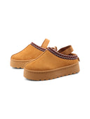 Slipper platform con elastico da donna