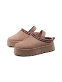 Slipper platform con elastico da donna