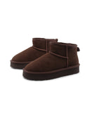 Stivaletto platform scamosciato donna