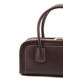 Miranda bowling bag in vera pelle