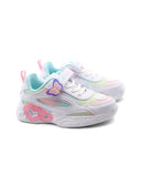Sneaker multicolor con luci da bimba