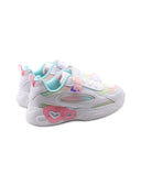 Sneaker multicolor con luci da bimba