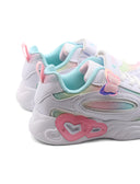 Sneaker multicolor con luci da bimba