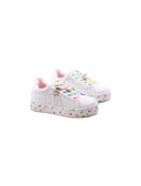 Sneaker gioiello con zip da bimba