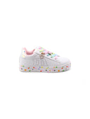 Sneaker gioiello con zip da bimba