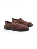 Derby moc-toe in pelle da uomo