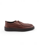 Derby moc-toe in pelle da uomo