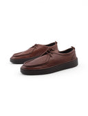 Derby moc-toe in pelle da uomo