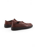 Derby moc-toe in pelle da uomo