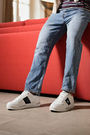 Sneakers argento Frozen con luci e strappo da Bambina Sneakers argento Frozen con luci e strappo da Bambina