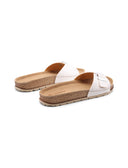 Ciabatta mare a fascia con fibbia donna
