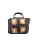 Borsa a mano all'uncinetto da donna