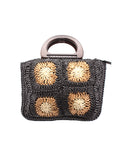 Borsa a mano all'uncinetto da donna