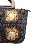 Borsa a mano all'uncinetto da donna
