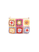Pochette in carta all'uncinetto donna