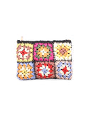 Pochette in carta all'uncinetto donna