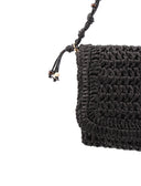 Borsa a tracolla in carta con perline