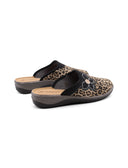 Ciabatta animalier da donna