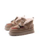 Gwen Etno stivaletto con nappine donna