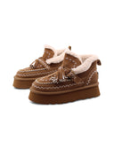 Gwen Etno stivaletto con nappine donna