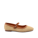 Ballerina mary jane in rafia da donna