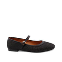 Ballerina mary jane in rafia da donna