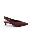 Décolleté slingback con tacco kitten