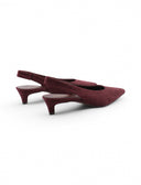 Décolleté slingback con tacco kitten