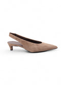 Décolleté slingback con tacco kitten