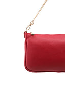 Borsa a mano da donna con catena oro