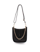 Borsa donna in vera pelle con catena