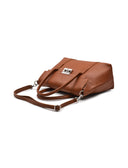 Borsa in vera pelle chiusura a scatto