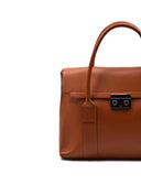 Borsa in vera pelle chiusura a scatto