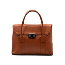 Borsa in vera pelle chiusura a scatto