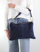 Borsa scamosciata da donna