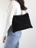 Borsa scamosciata da donna