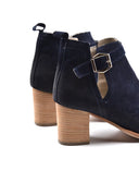 Ankle boot scamosciato da donna