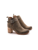 Ankle boot scamosciato da donna