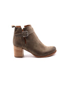Ankle boot scamosciato da donna