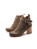 Ankle boot scamosciato da donna