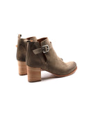 Ankle boot scamosciato da donna