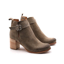 Ankle boot scamosciato da donna