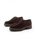 Stringata moc toes in pelle scamosciata