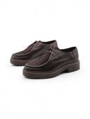 Stringata moc toes in pelle da donna