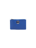 Portachiavi con zip in pelle da donna