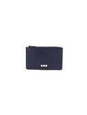 Portachiavi in pelle da donna con zip